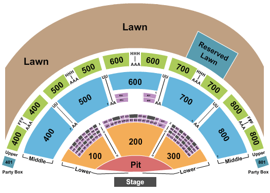 Xfinity Theatre Grey Day Seating Chart